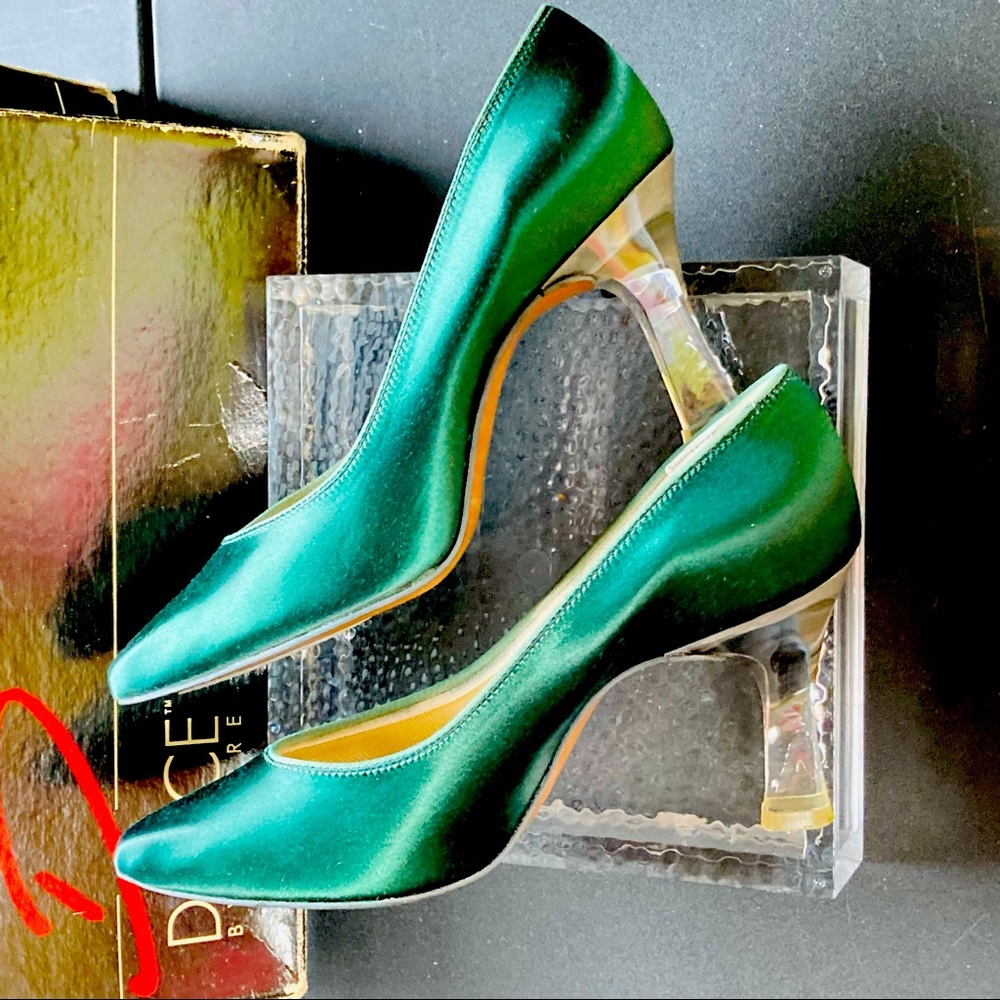 Vintage Dolce Hunter Green Heels
